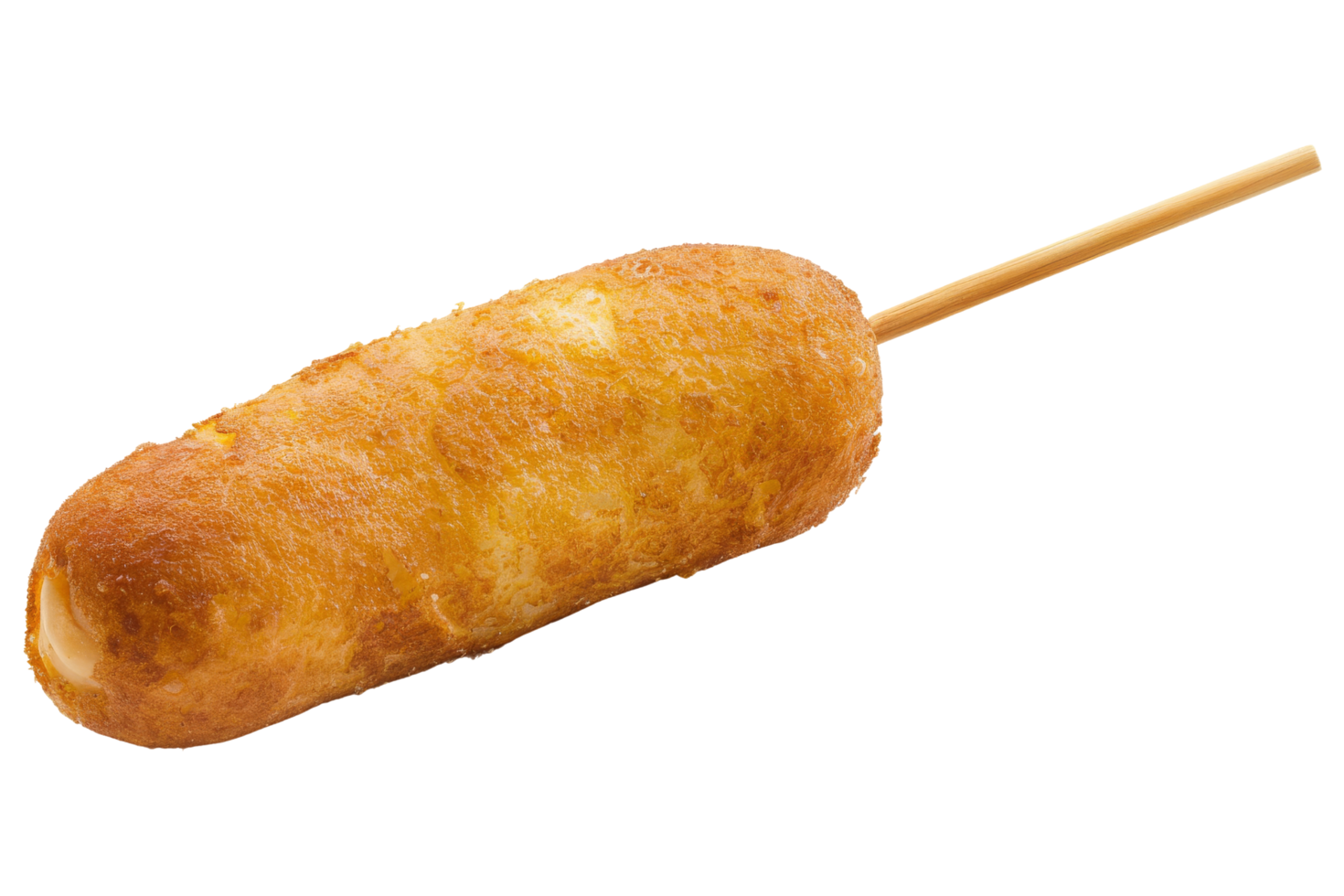 Korean Corn Dog on a Stick png