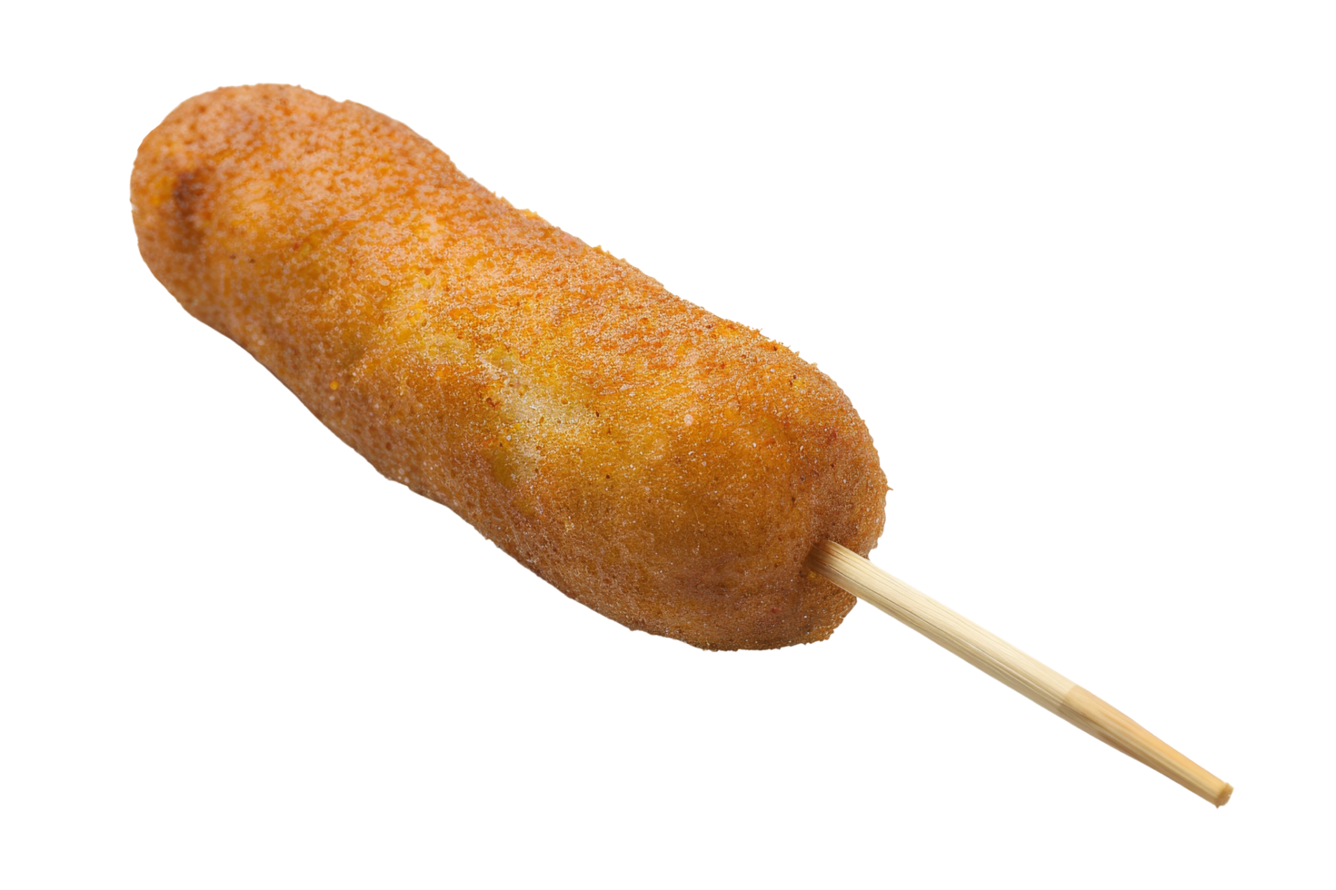 Deep Fried Corn Dog on a Stick png