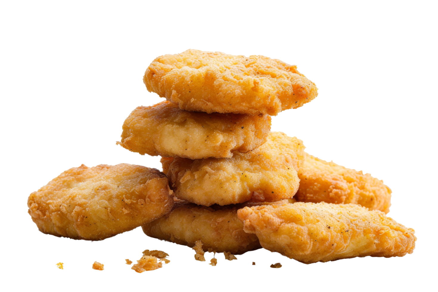 Crispy Golden Chicken Nuggets png