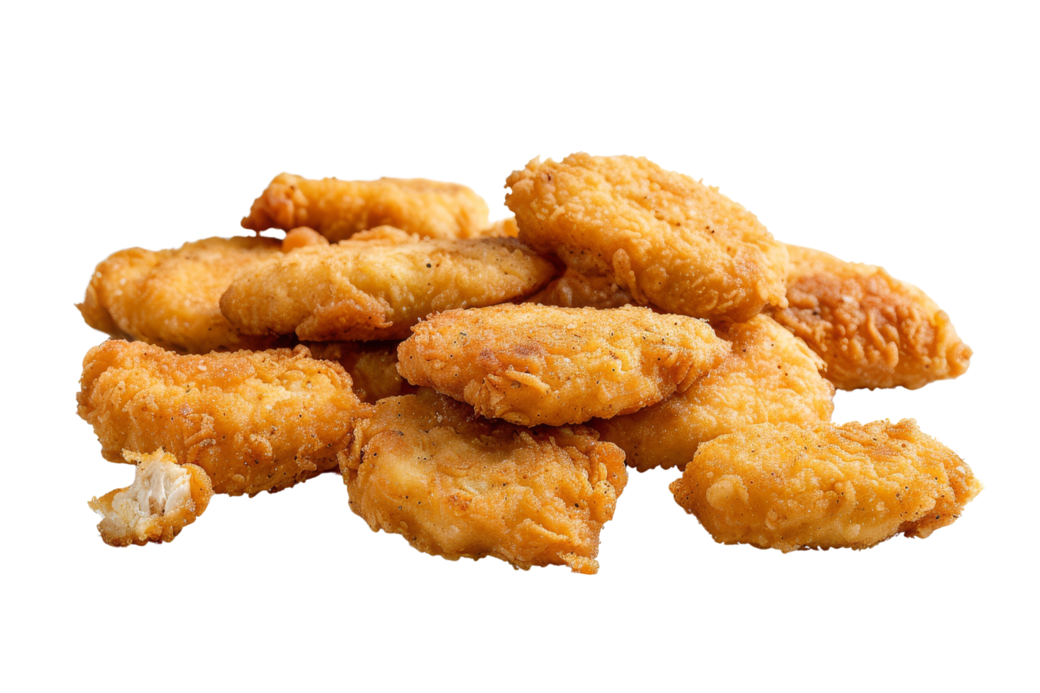 Crispy Chicken Nuggets Pile png