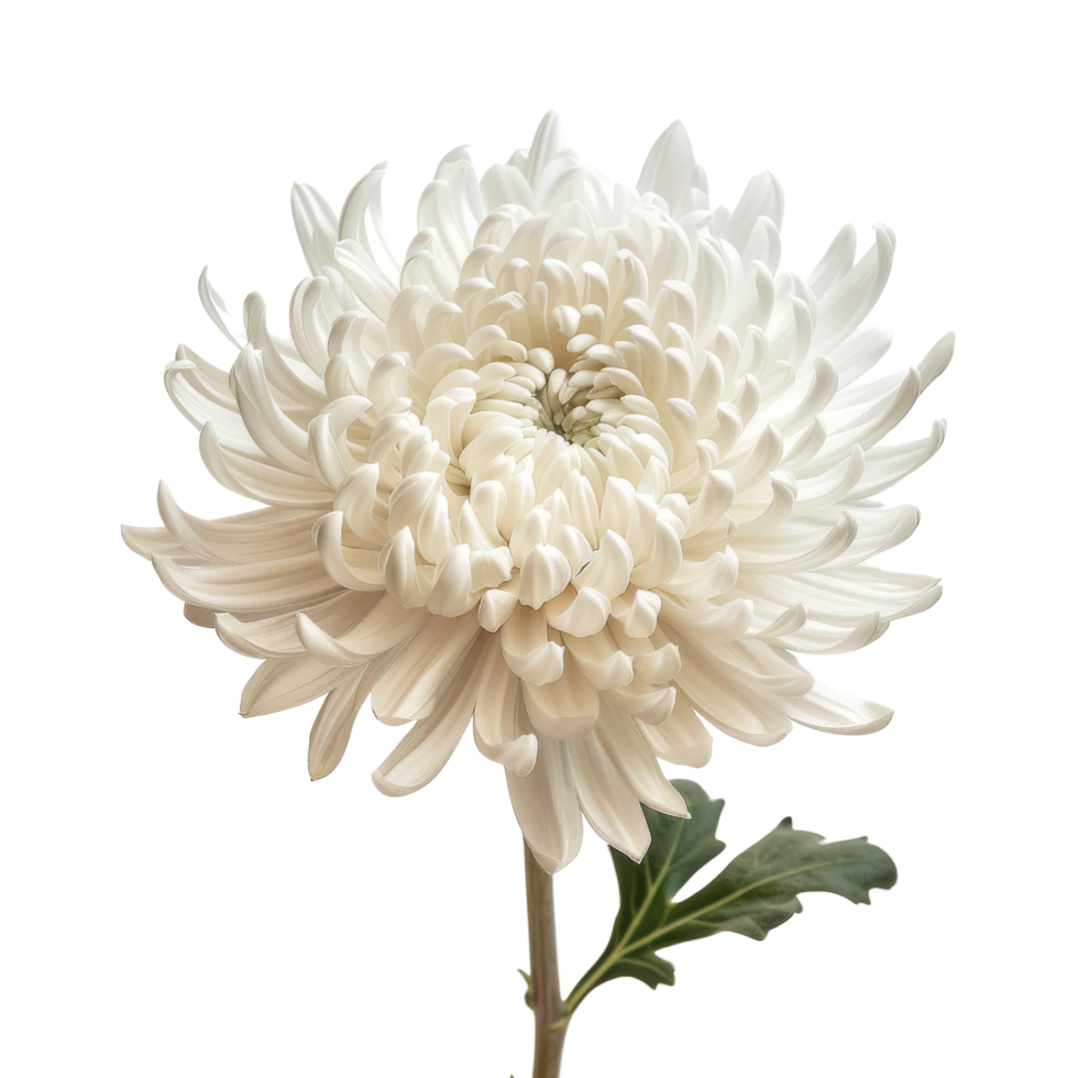 White Chrysanthemum Flower Isolated png