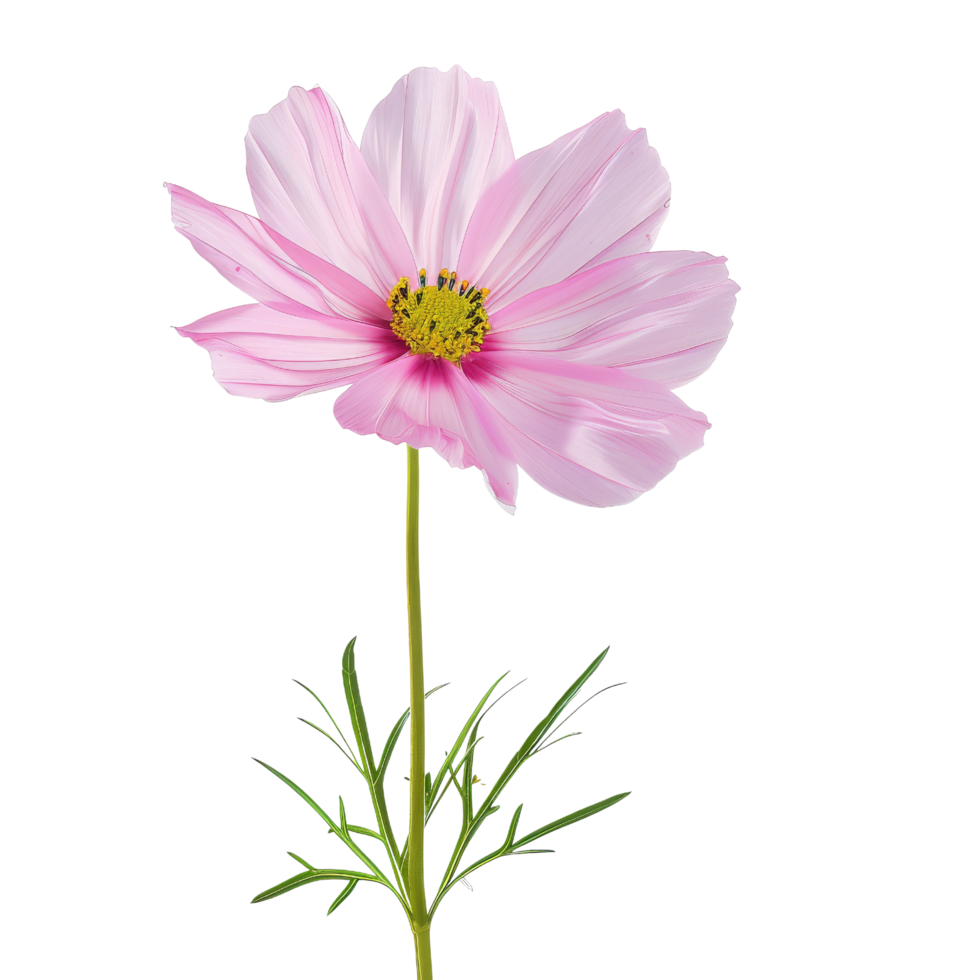 Pink Cosmos Flower Isolated png