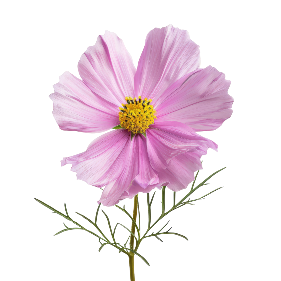 Pink Cosmos Flower Isolated png