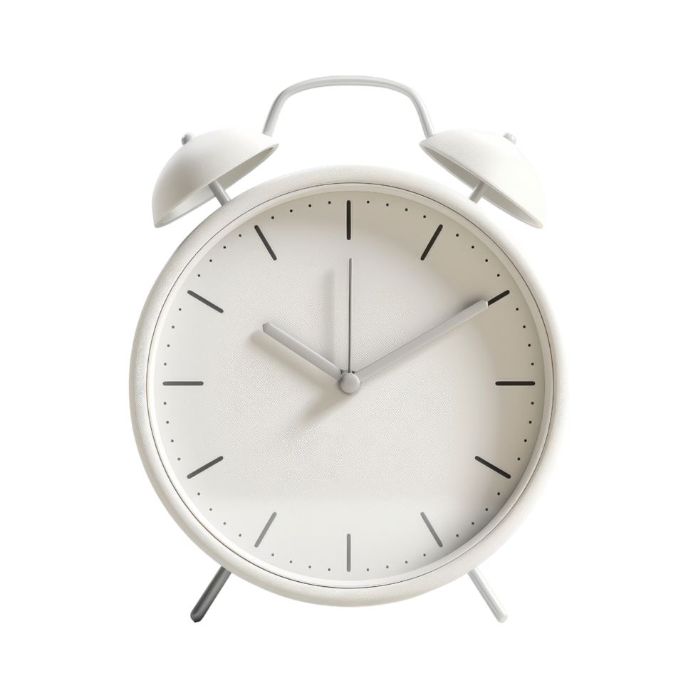 White Alarm Clock png