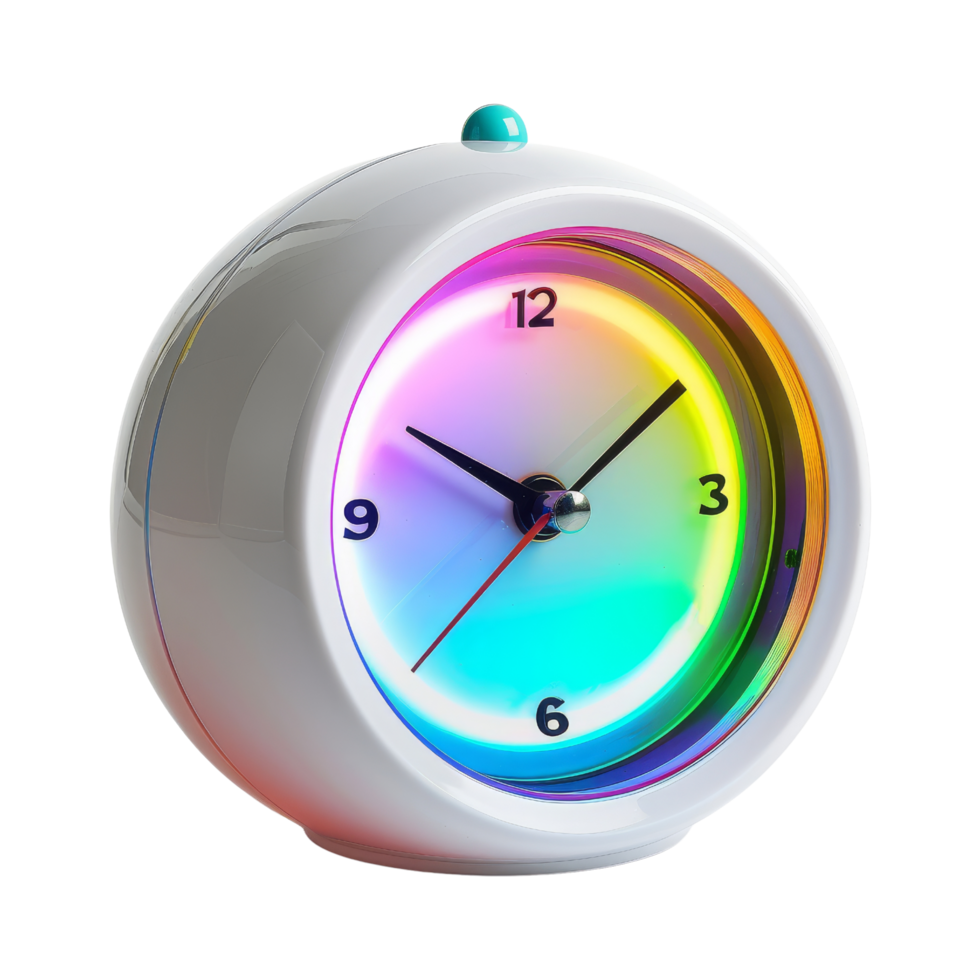 Colorful Alarm Clock png