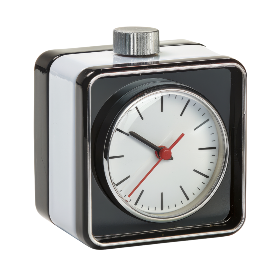Retro Square Clock png