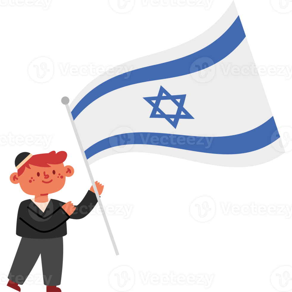 Israel flag illustration png