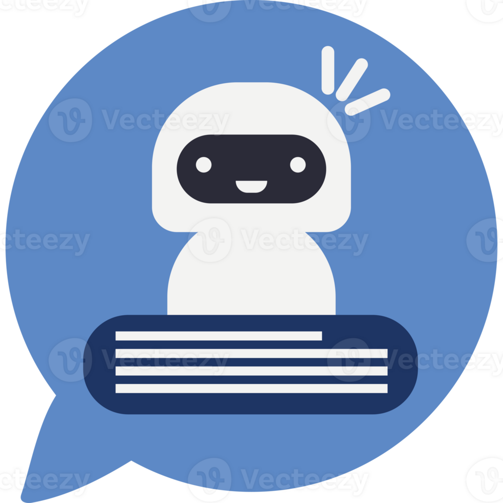 A robot is sitting on top of a book png