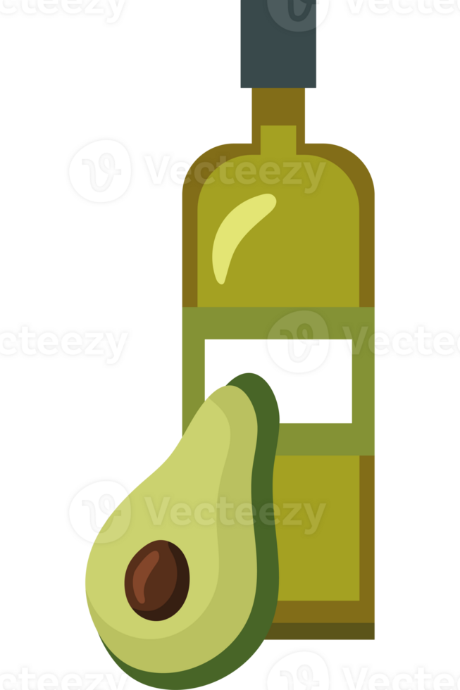Avocado oil clipart png