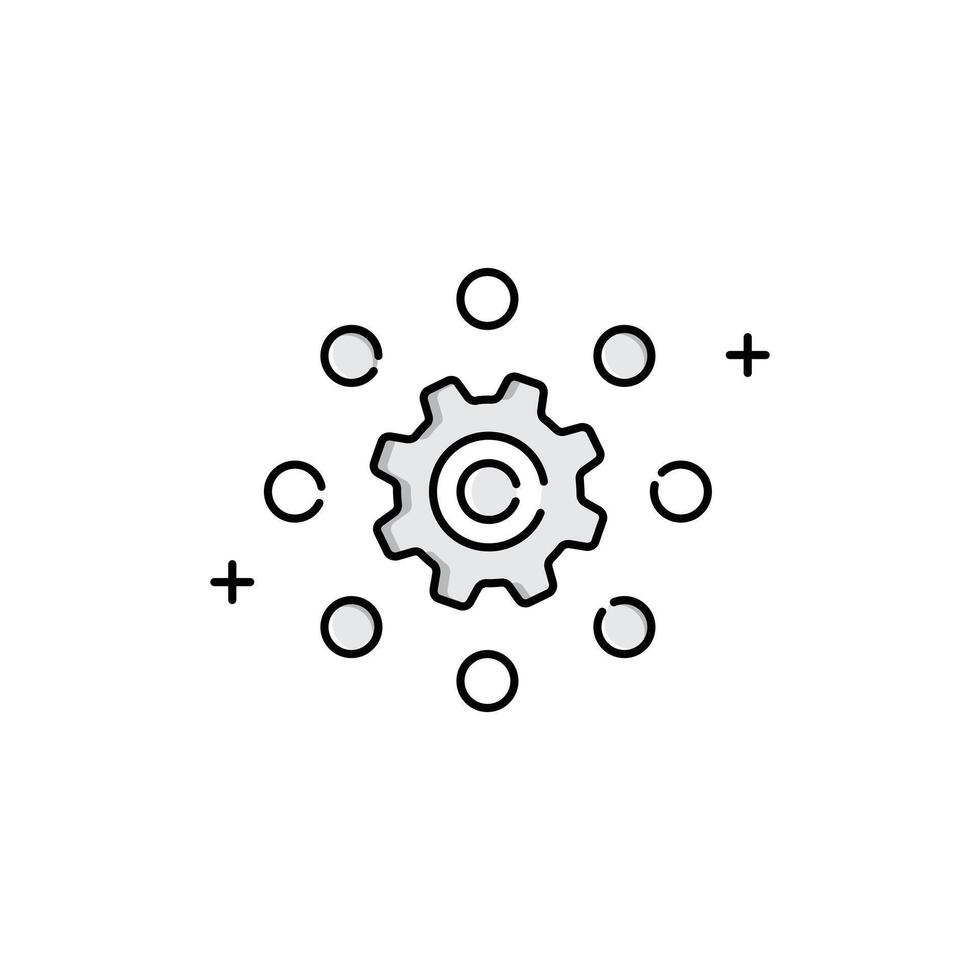 Reasoning and Logic Illustration Icon Design, analysis, decision making, cognition, mental process, problem solving vector