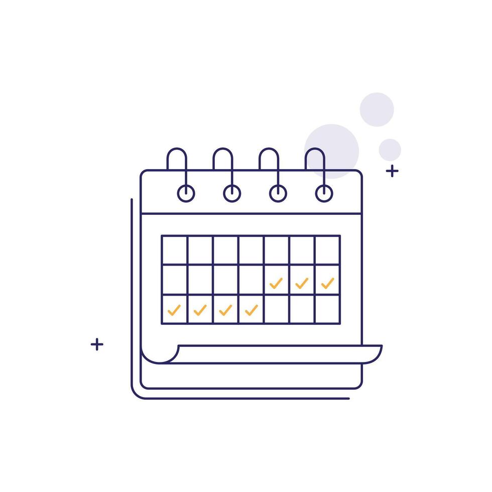 Event, Calendar, Date, Schedule Icon Design vector