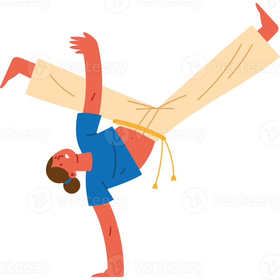 A man doing a handstand on his hands png