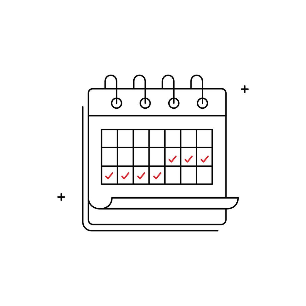 Event, Calendar, Date, Schedule Icon Design vector