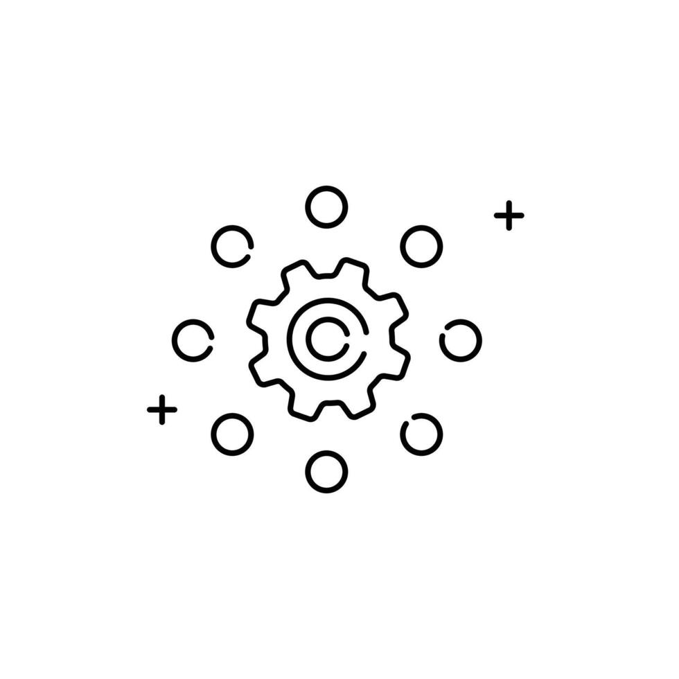 Reasoning Icon Design, logic, thinking, decision making, analysis, cognition, critical thinking vector