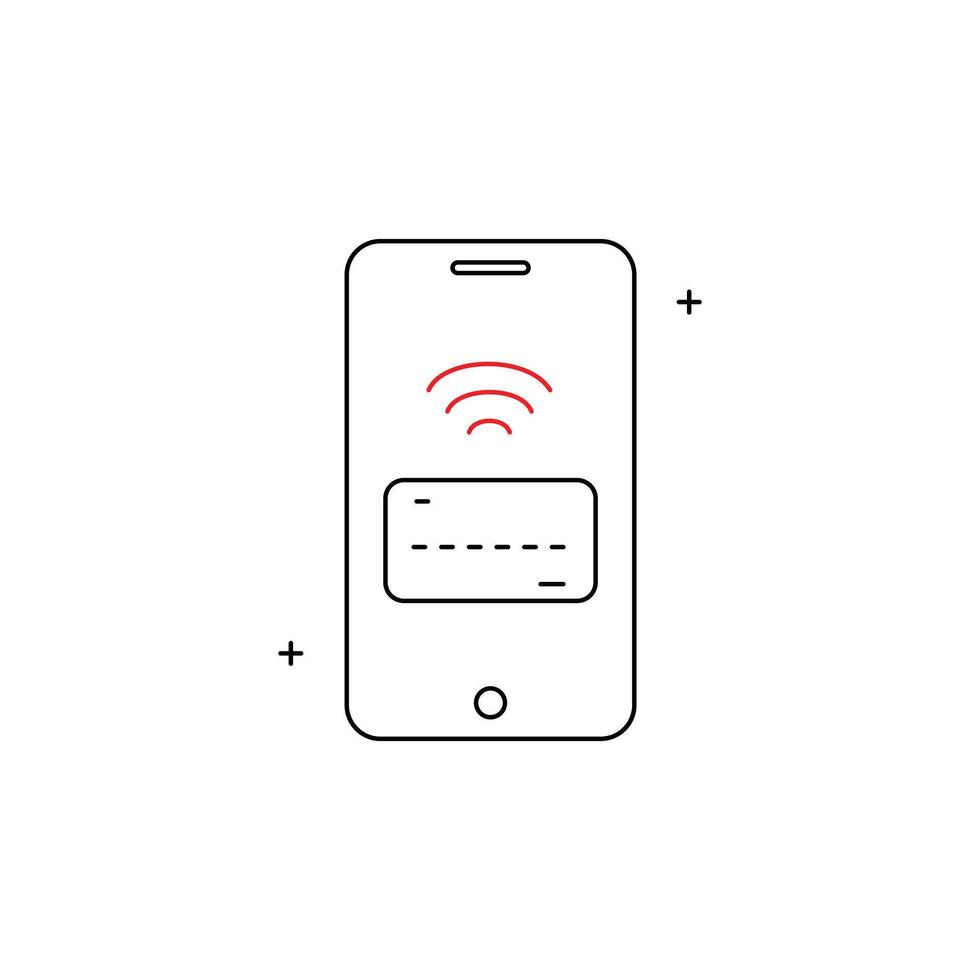 Mobile Payment, Banking, Payment App icon Design vector