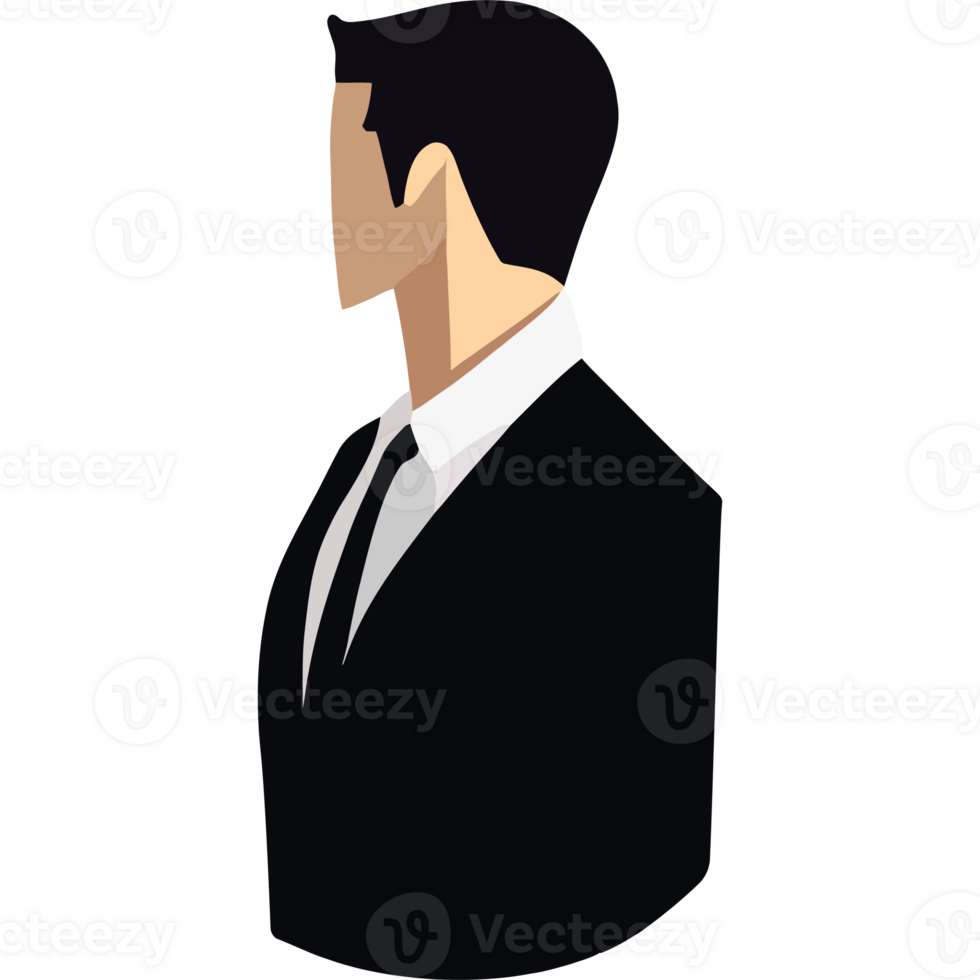 A man in a suit and tie is shown png