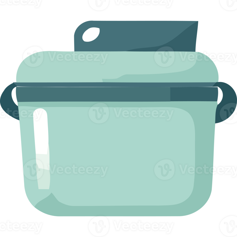 A blue pot with a lid on it png