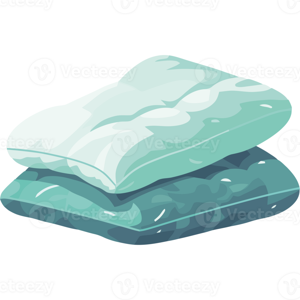 Pillow with blue and white pillow png