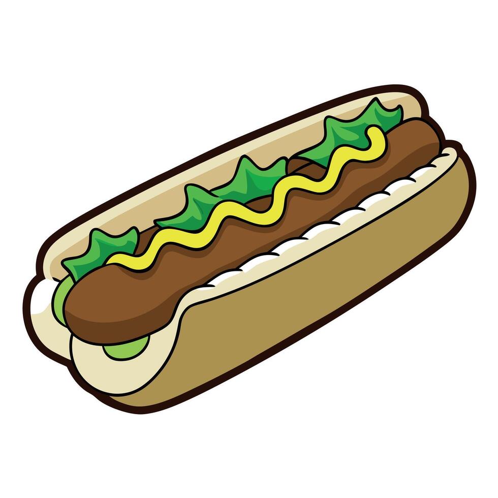 Delicious Philly cheesesteak with chopped ribeye steak with pickles green peppers onions and provolo vector