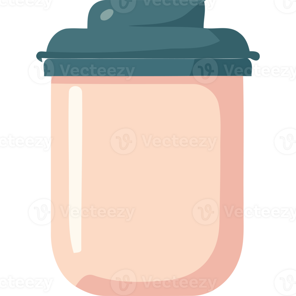 A jar with a lid on it png