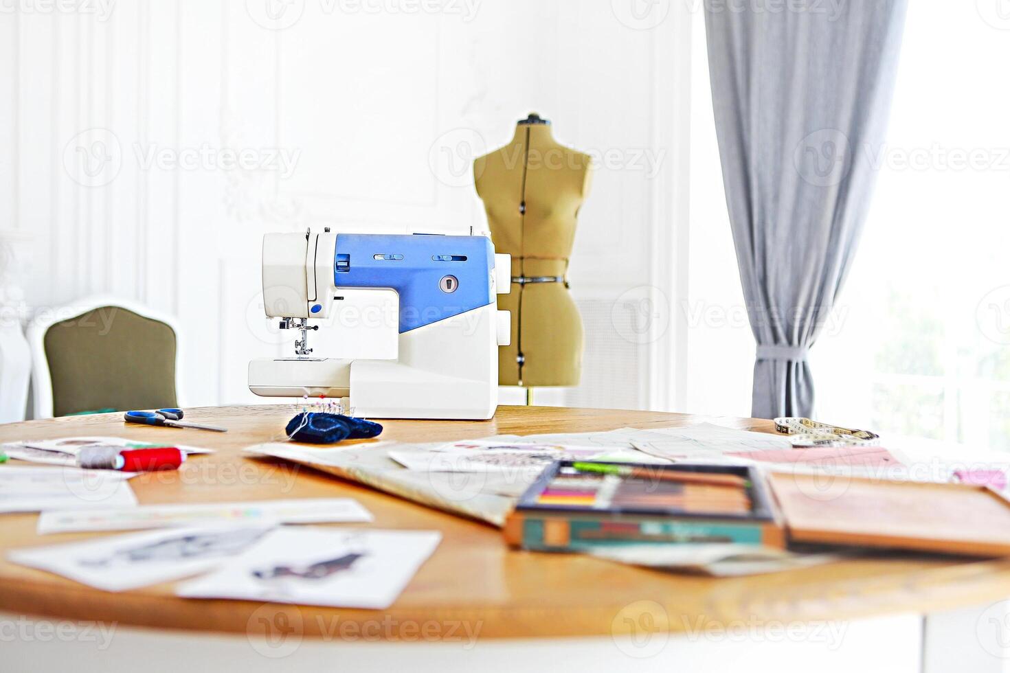 Sewing machine, dummy and other sewing equipment photo