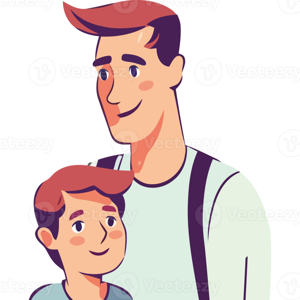Father and son png