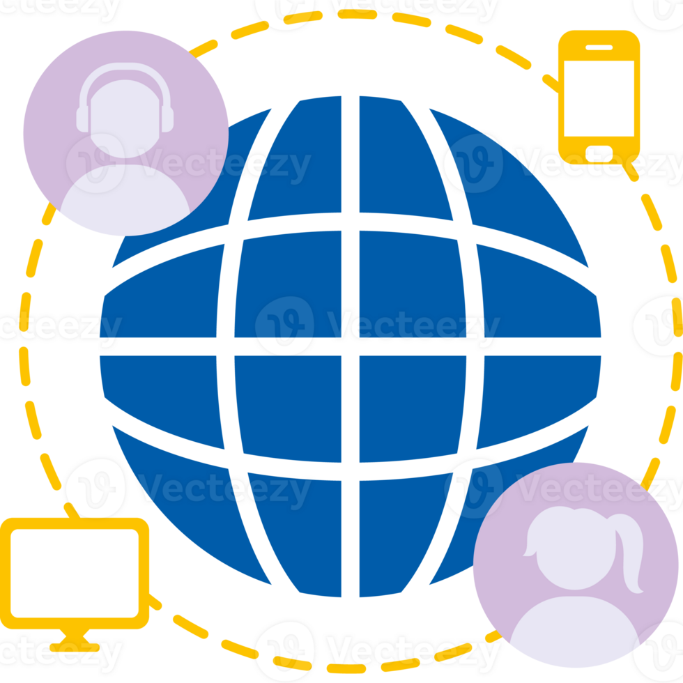 Global communication and collaboration png