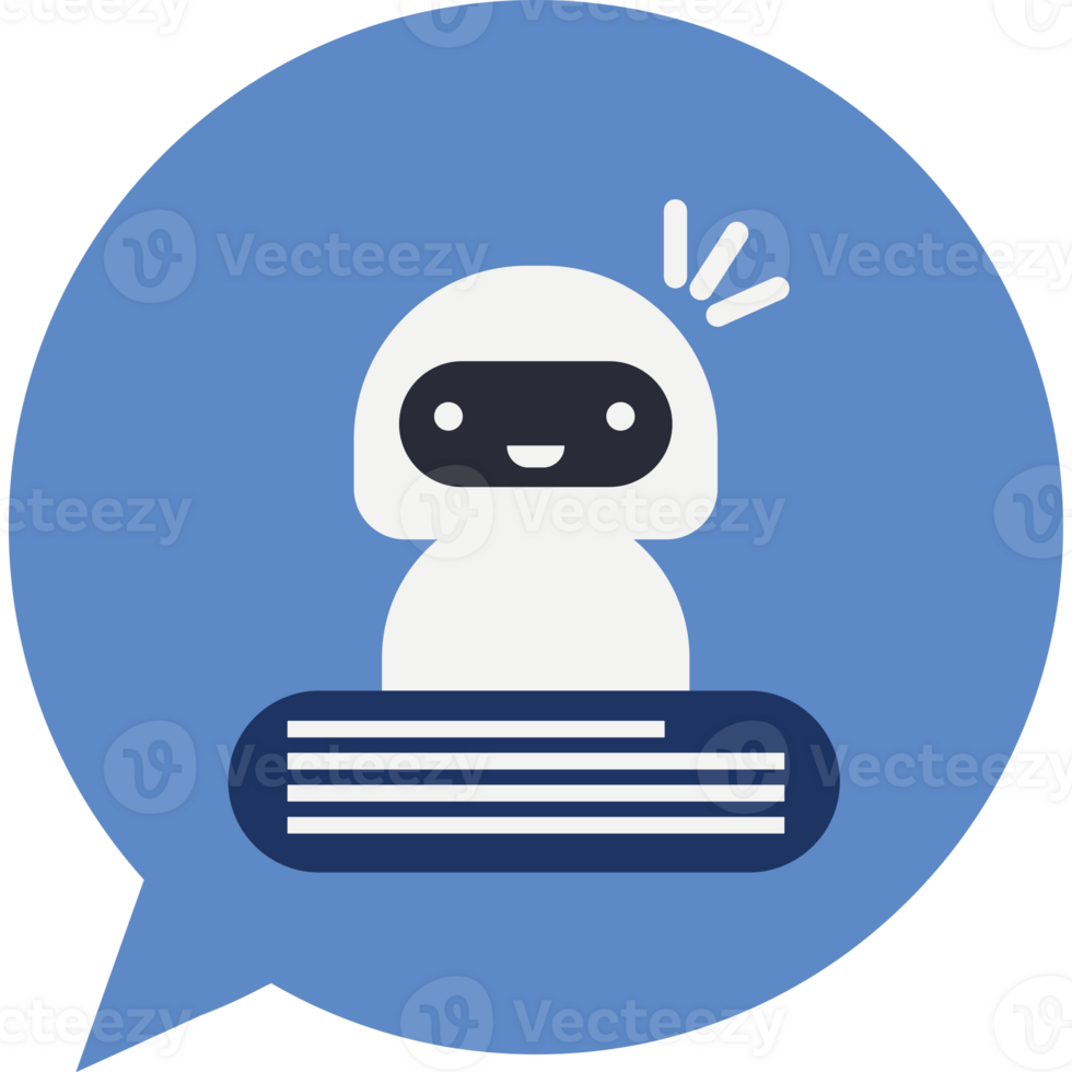 A robot is sitting on top of a book png