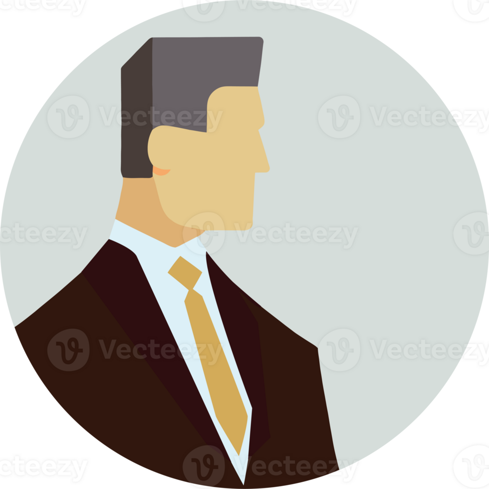 A man in a suit and tie png