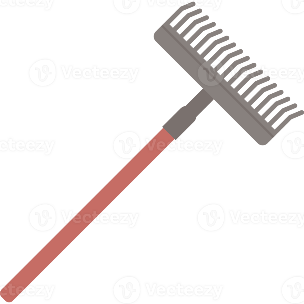 A rake with a handle and a long handle png