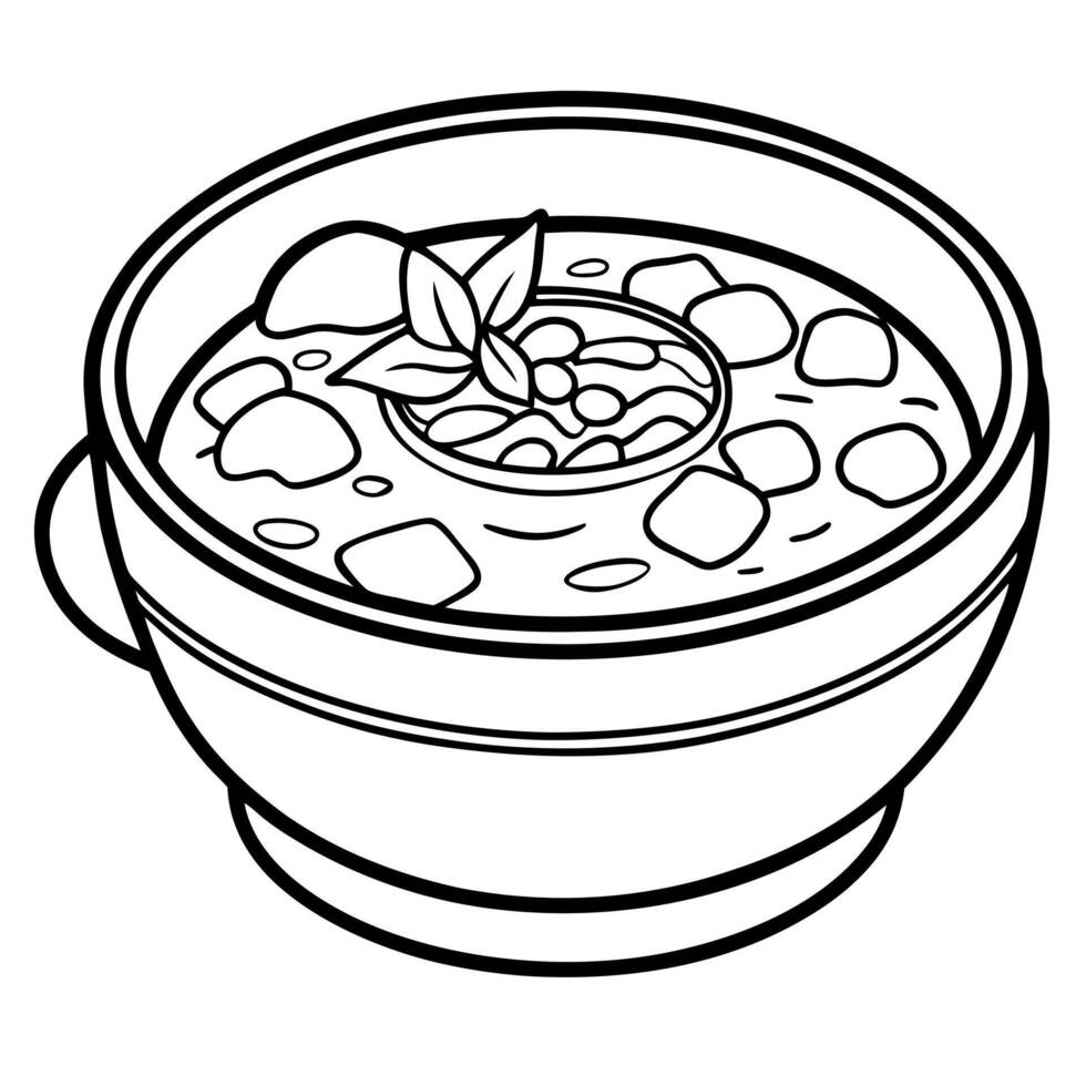 Sancocho de colombia. stew vector