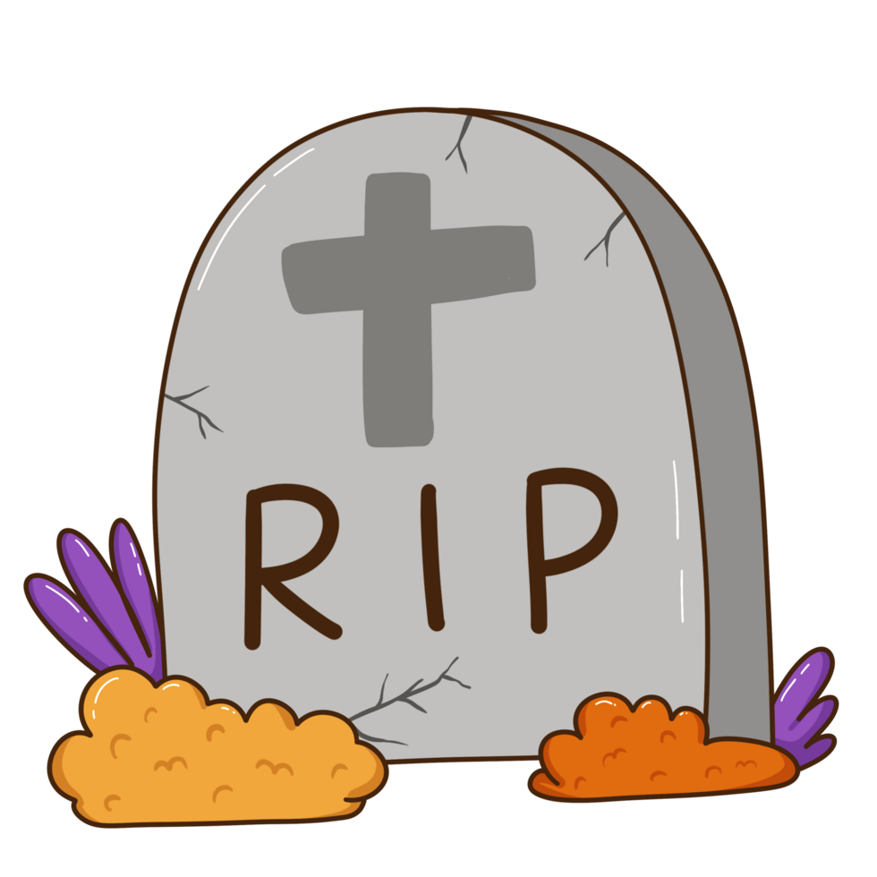 halloween RIP decoration png