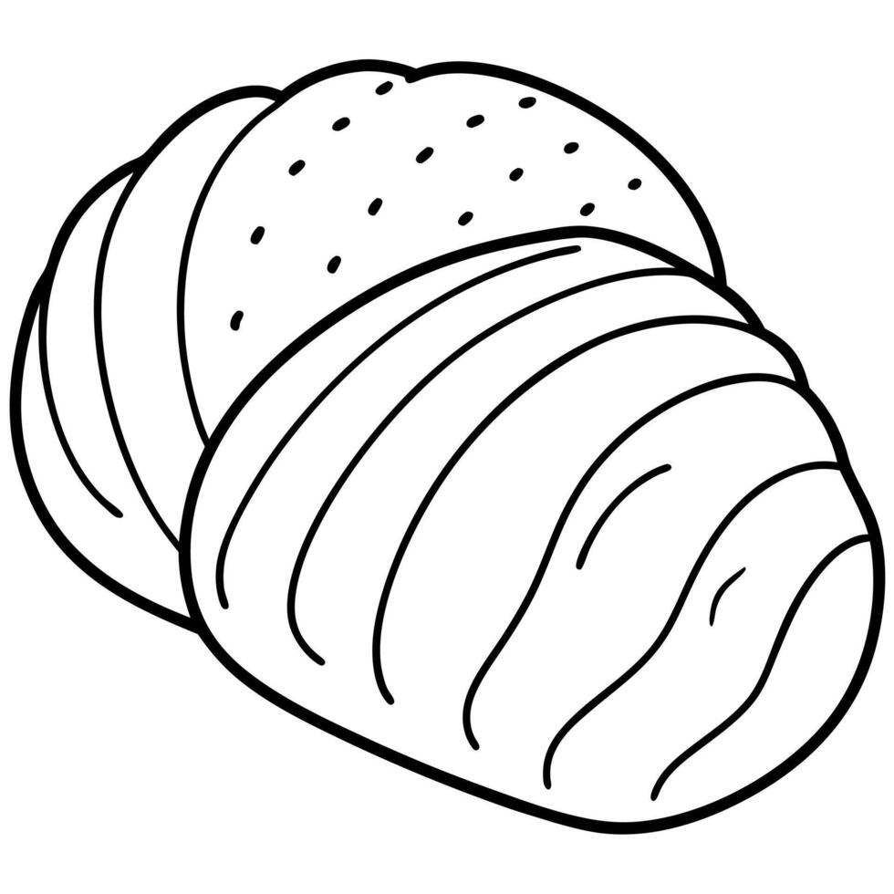 Freshly baked hasselback potatoes. vector