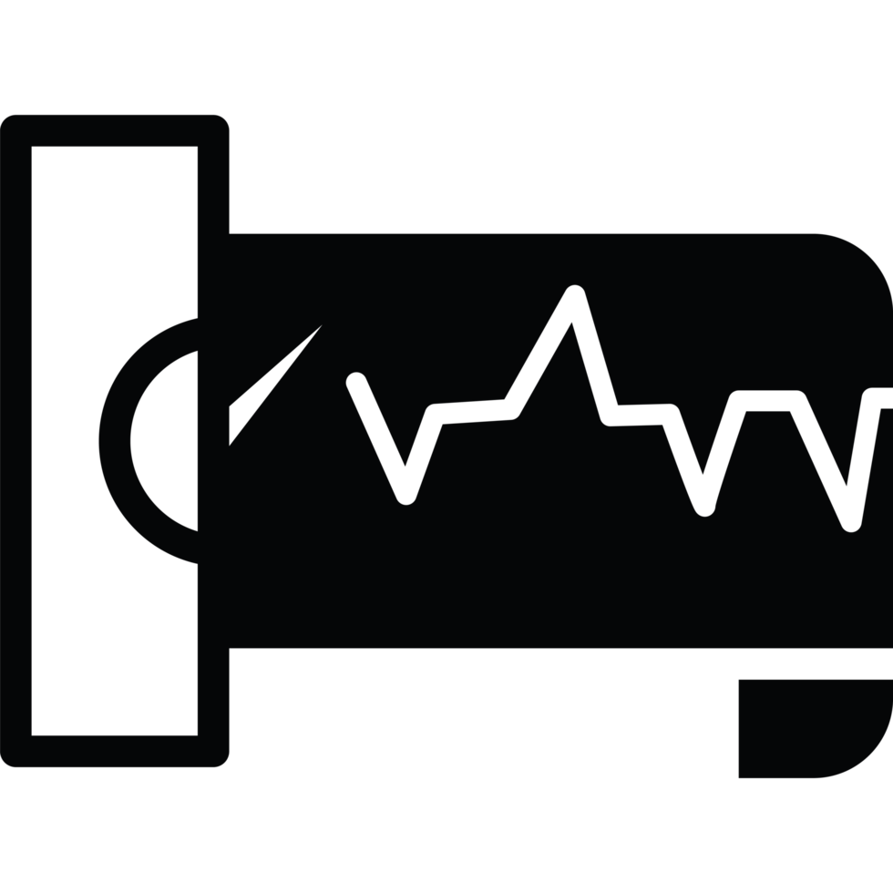 A black and white image of a clock png
