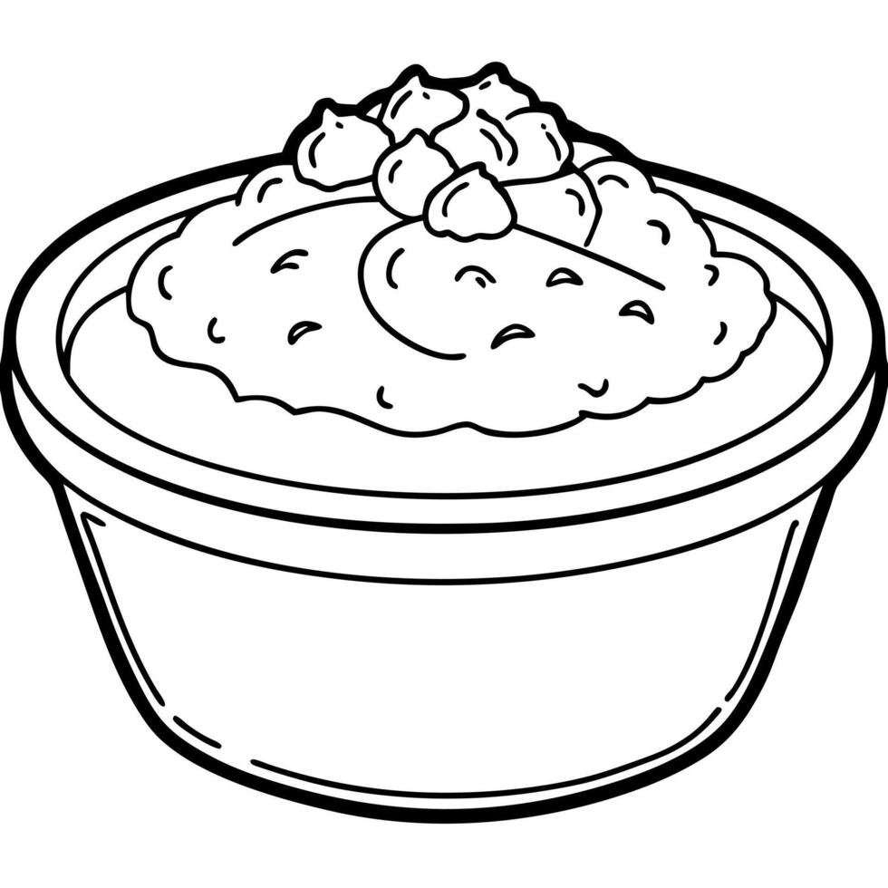 Creamy Chicken Shepherd's Pie vector