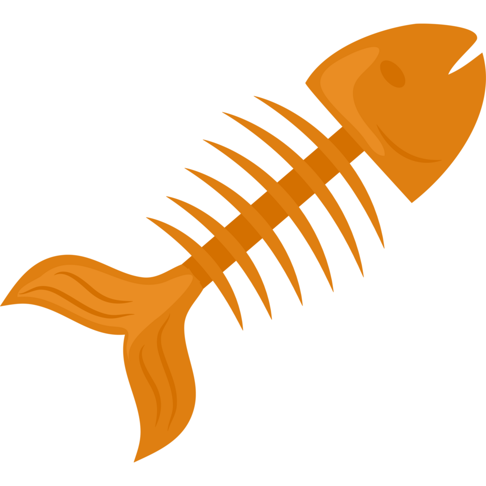 Fish skeleton clip art png