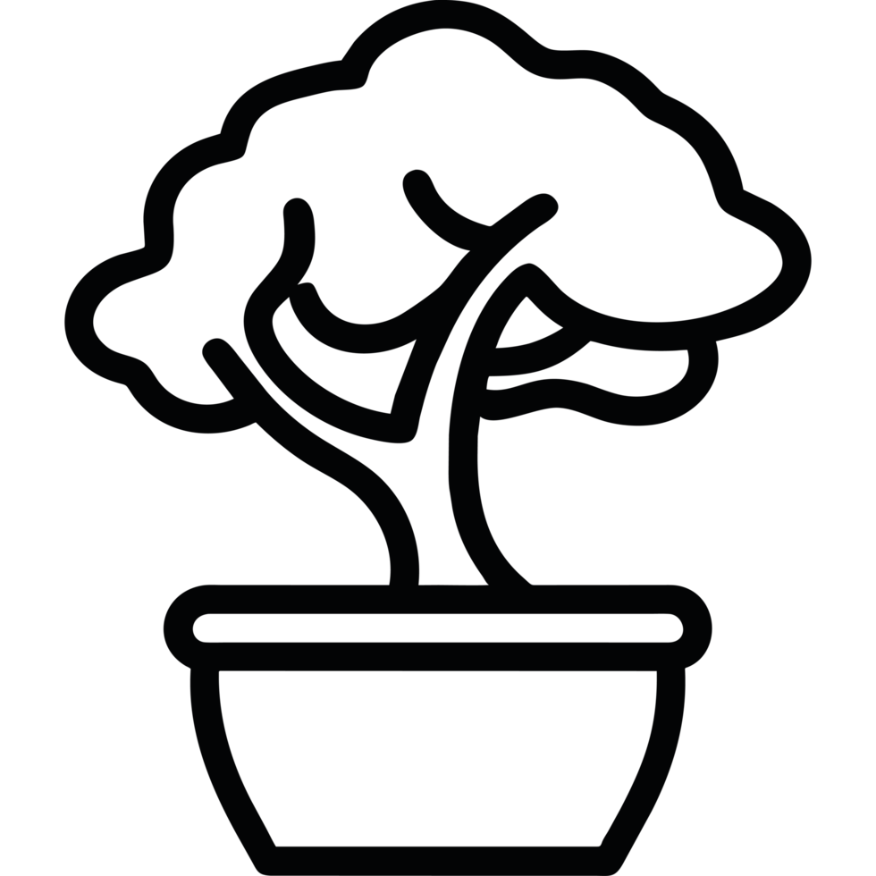 Bonsai tree icon png