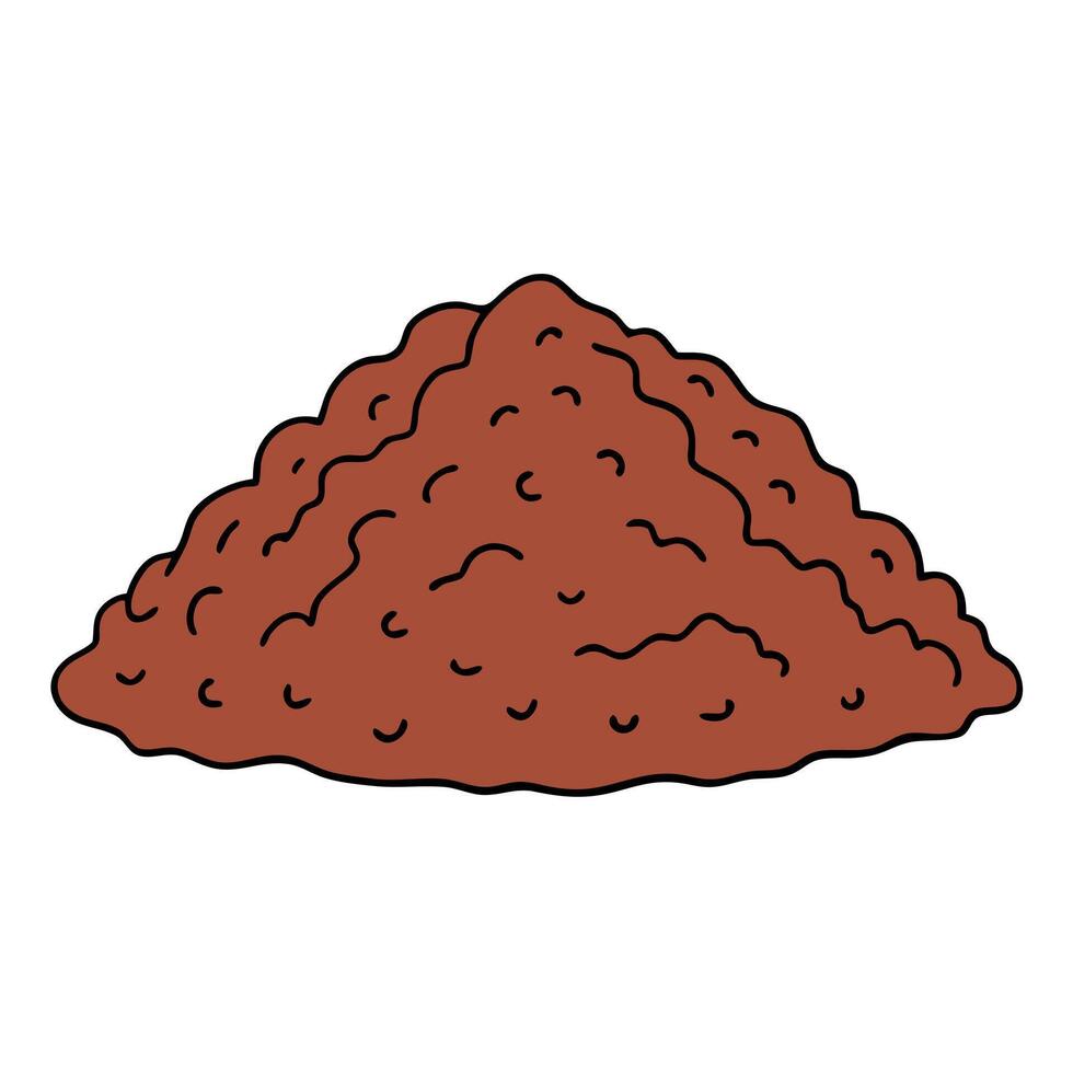 Pile of Fresh Ground Beef vector
