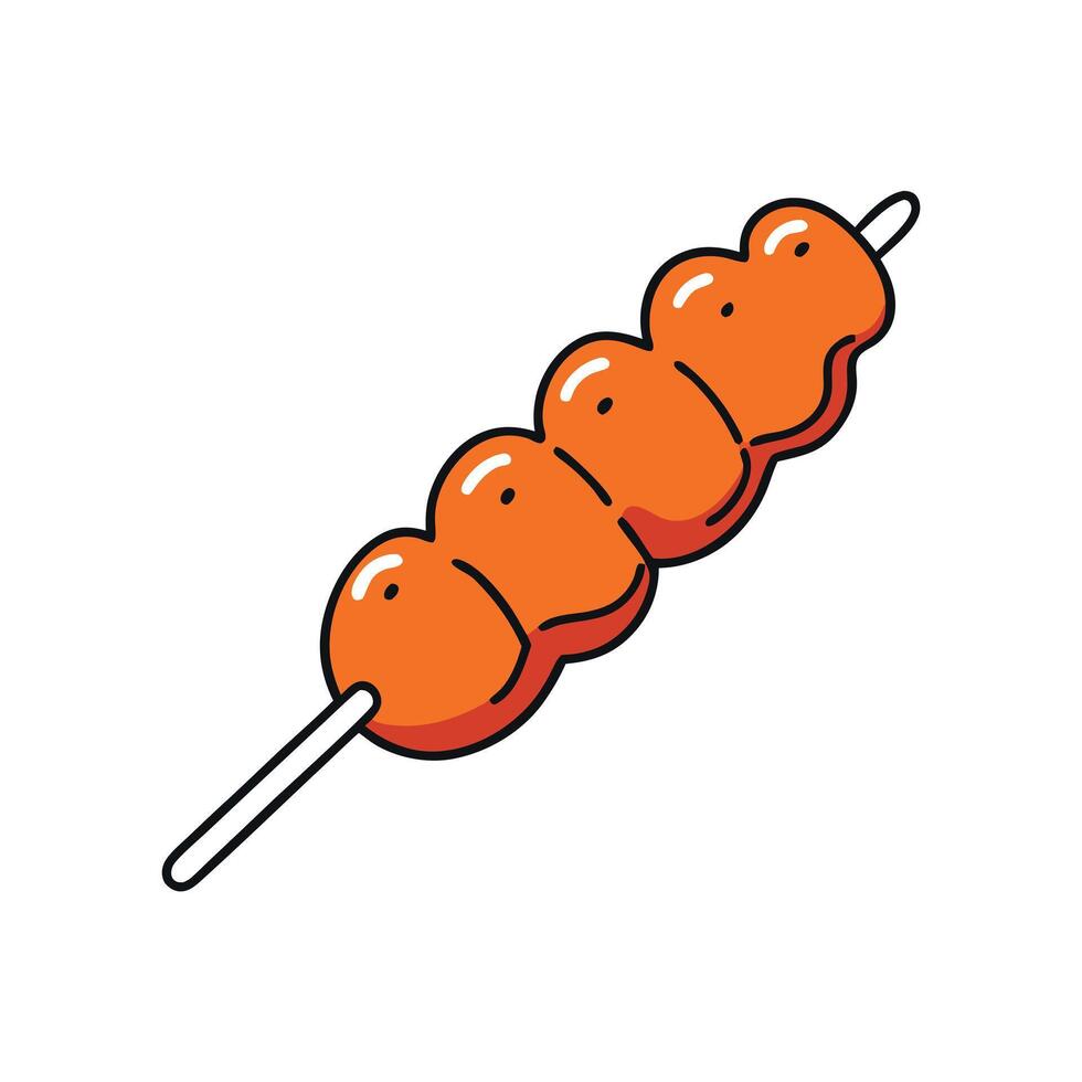 Grilled chicken wings vector