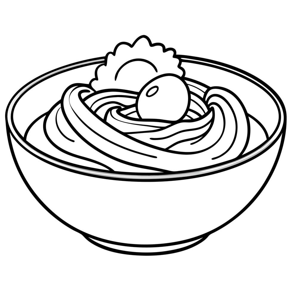 Cabonara with cream and egg vector