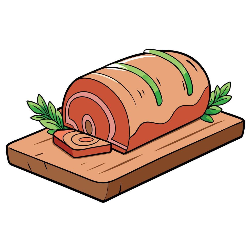 Cowmade of vegetables vector