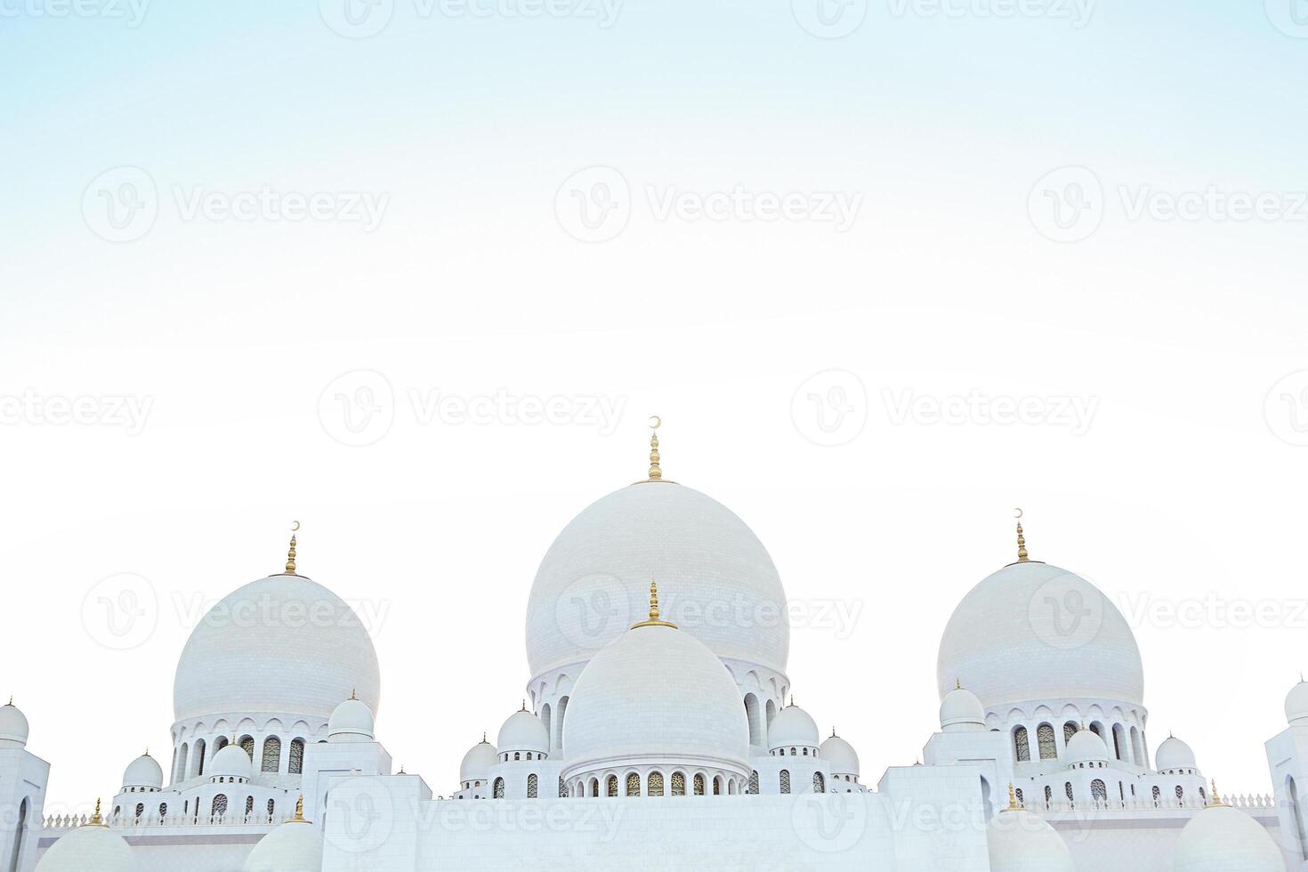 Sheikh Zayed Mosque in the evening. United Arab Emirates photo