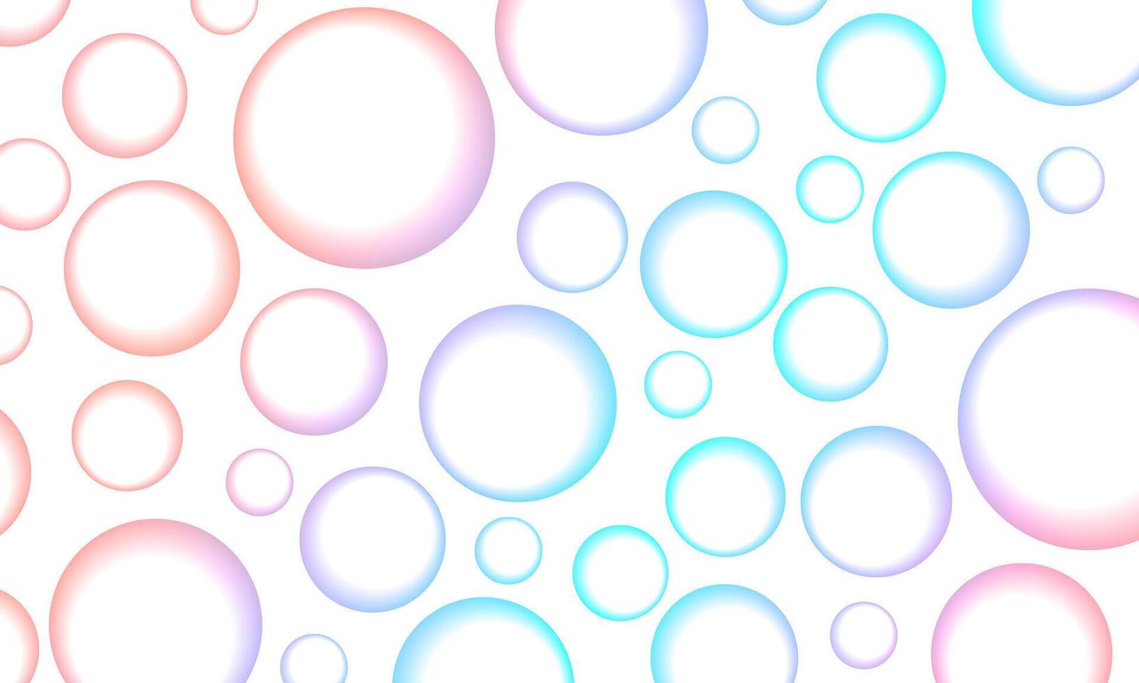 Abstract liquid fluid circles hologram colorful background. sphere shape light. bubbles wallpaper. vector