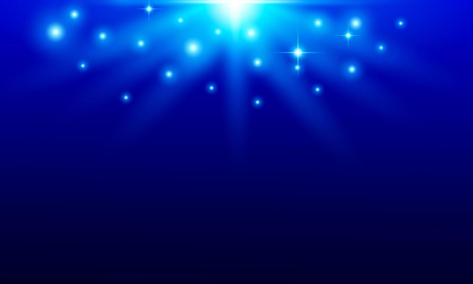 Abstract blue light rays background. vector