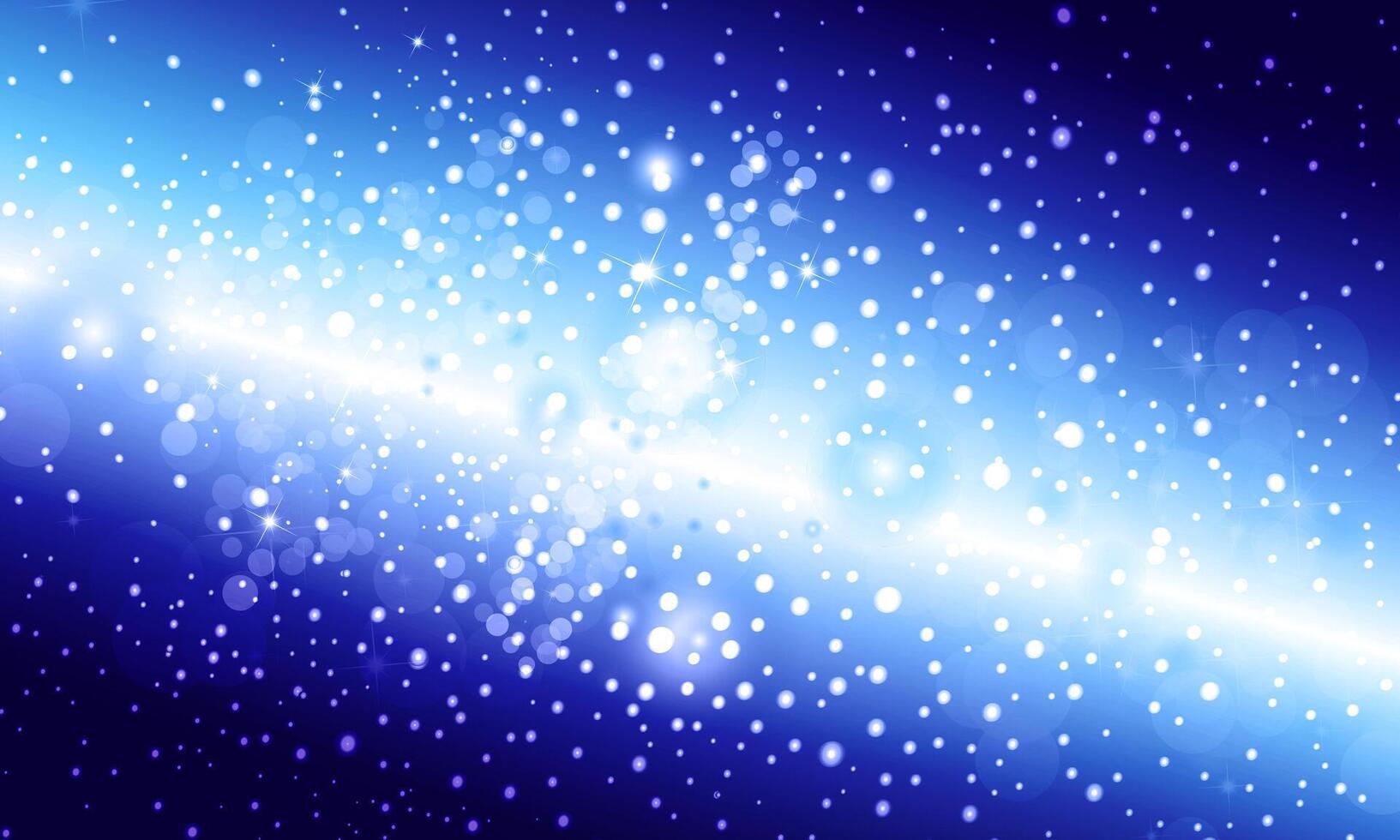 Blue glowing light glitter background effect. Magic glow sparkling texture. Magical star dust sparks light effect in explosion on black background. vector