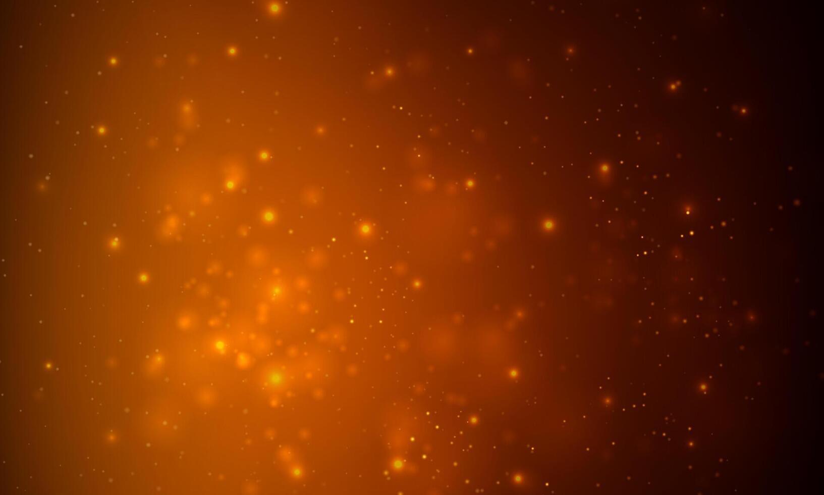 Golden Lights Background. Christmas Lights Concept. Abstract Golden Sparks Glitter. vector