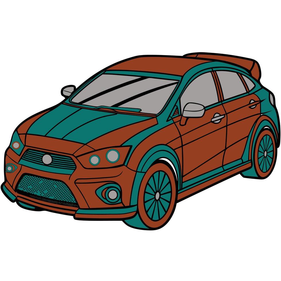 This is car illustration. vector