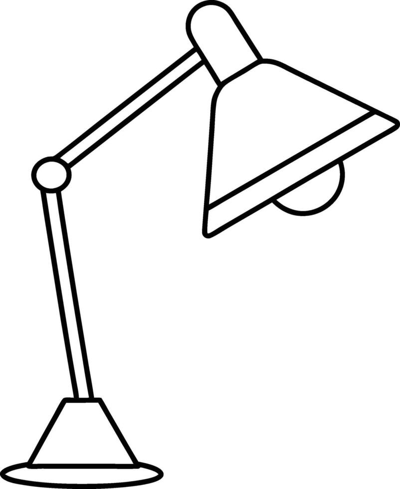 Lamp Line Art vector