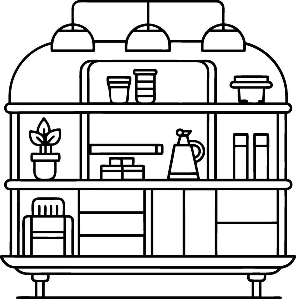 Multi functional Furniture vector