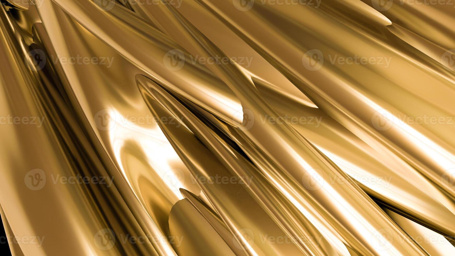 Luxury gold shiny background with variating hues photo